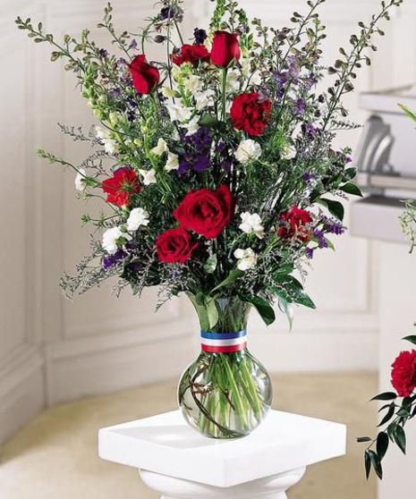 4th of July Vase